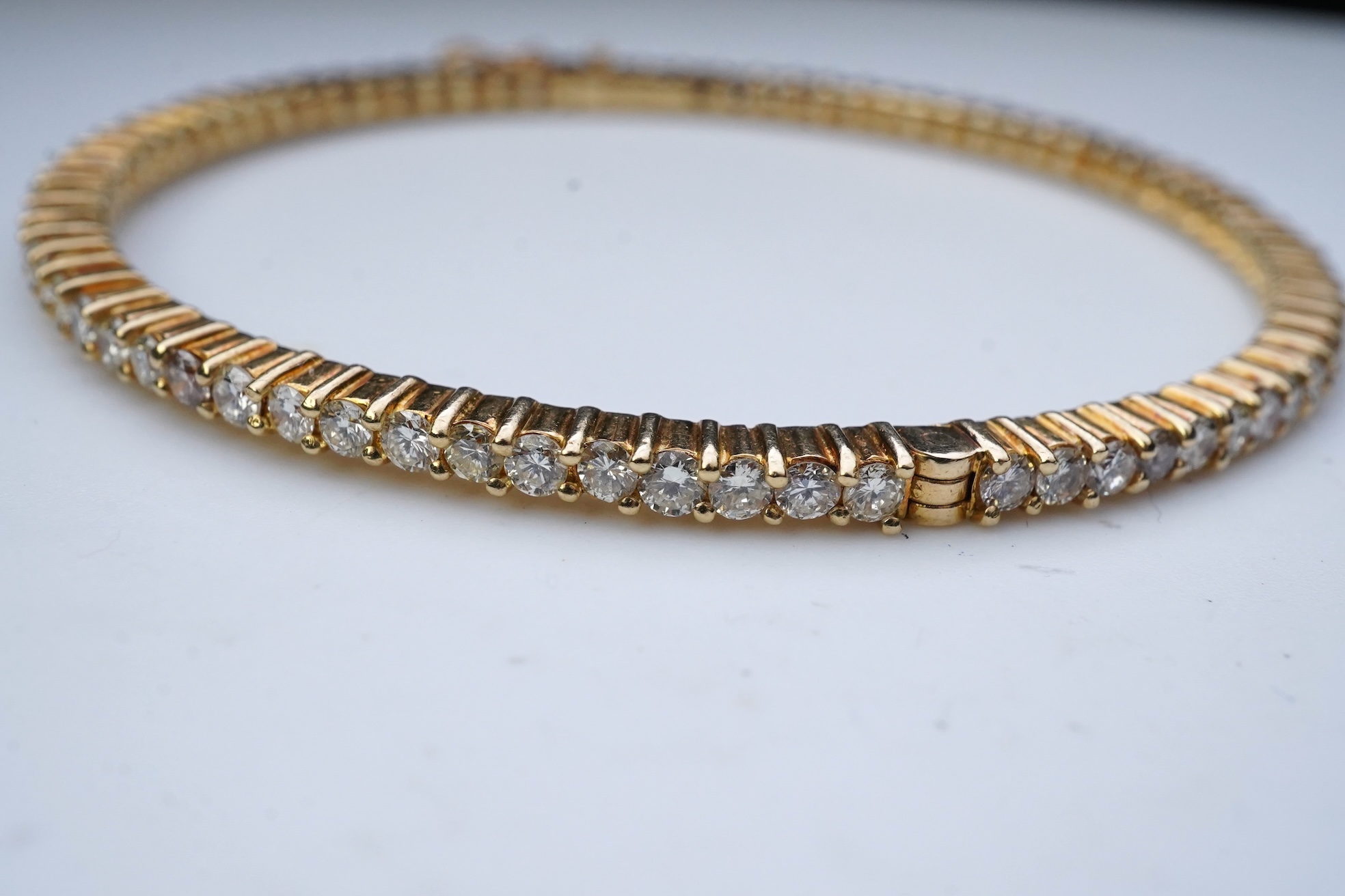 A diamond bangle